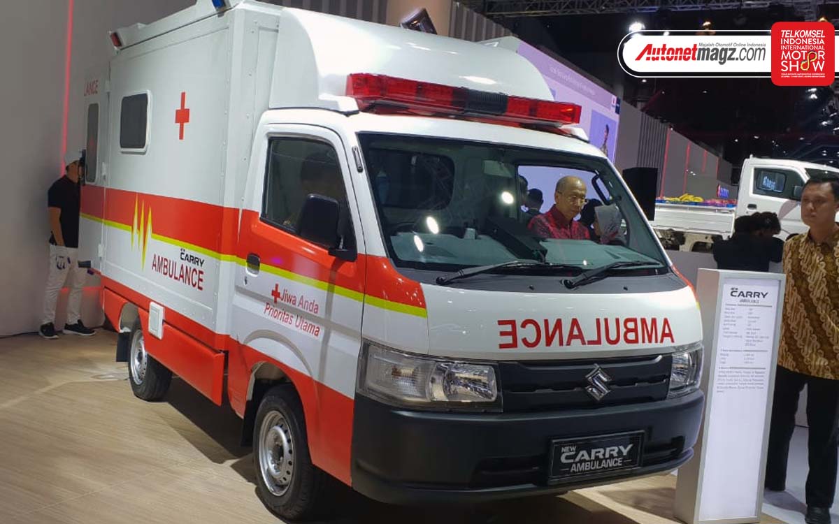 Berita, All New Suzuki Carry Ambulance: Telkomsel IIMS 2019 : All New Suzuki Carry Dirilis, Pakai Mesin Ertiga