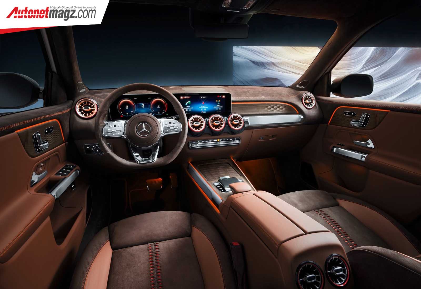 Berita, Interior Mercedes-Benz GLB Concept: Mercedes-Benz GLB Concept : Calon SUV Kompak Baru Yang Tangguh & Practical