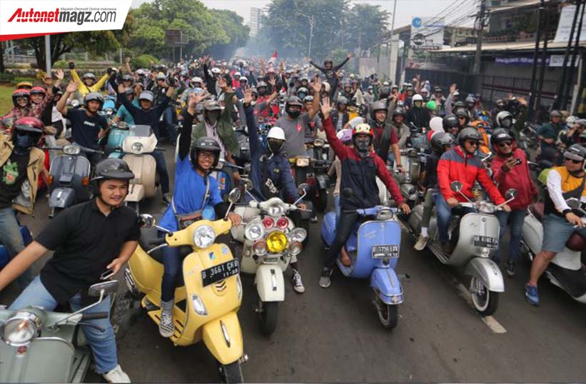 Berita, Pawai Indonesia Vespa Days 2019: Piaggio Indonesia Tunjukkan Dukungan Pada Indonesia Vespa Days 2019