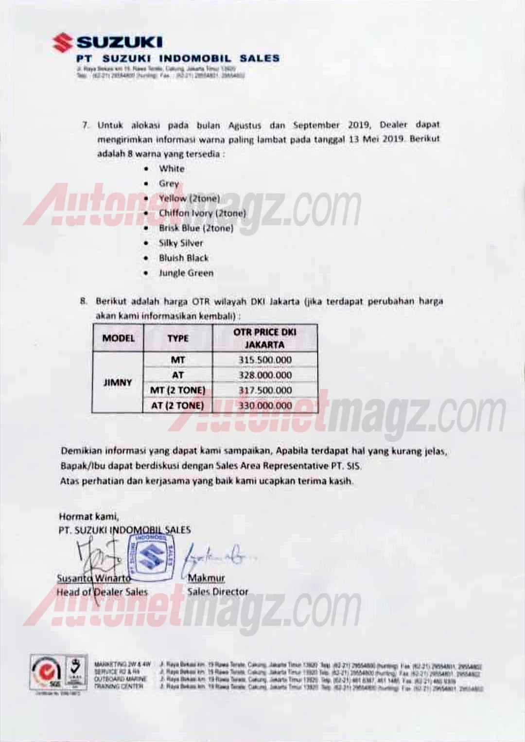 Berita, Harga-resmi-All-New-Suzuki-Jimny-2019-Indonesia-baru: Bocoran Harga Suzuki Jimny, Mulai 315 Jutaan!