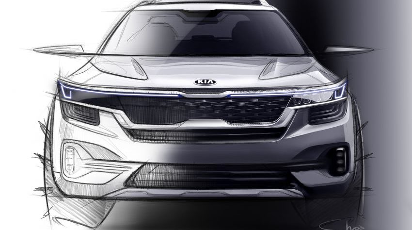 Kia Pamerkan Sketsa SUV dengan Target Kaum Milenial