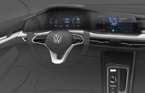 Volkswagen Golf Mk8 Bakal Miliki Interior Yang Futuristis Volkswagen Golf Mk8 Bakal Miliki Interior Yang Futuristis
