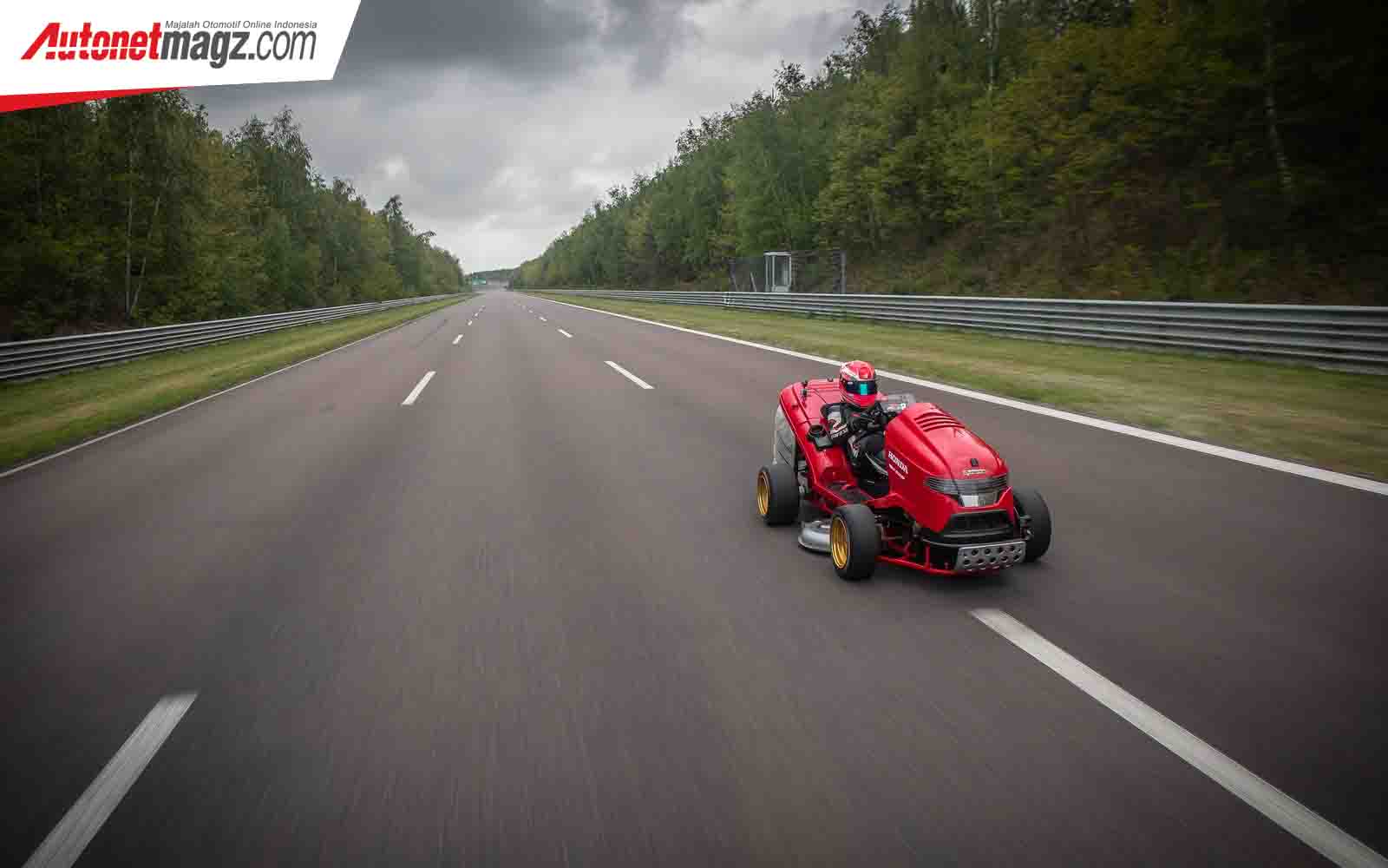 Berita, Honda Mean Mower V2 Guiness: Mesin Pemotong Rumput Honda Pecahkan Rekor Dunia
