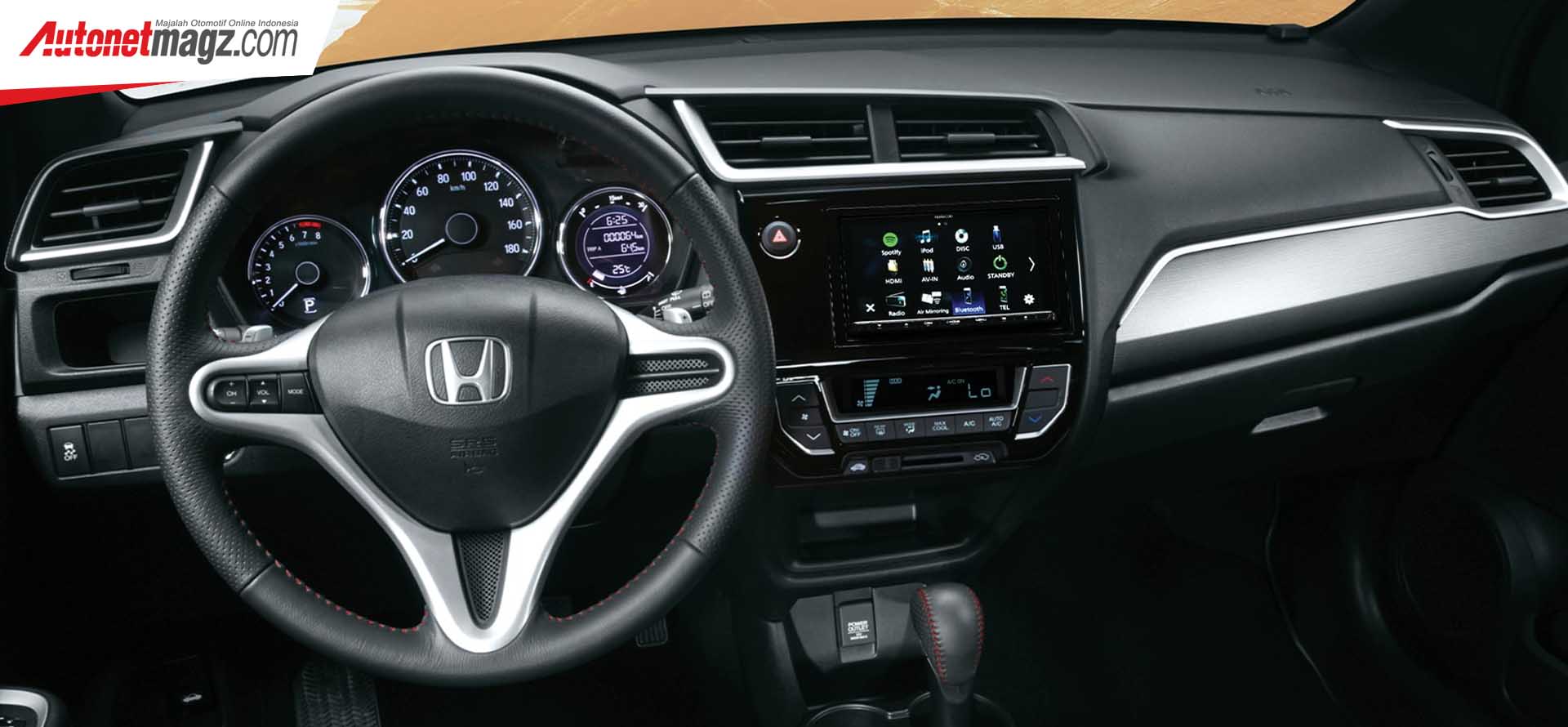 Berita, Interior New Honda BR-V Filipina: New Honda BRV Filipina : Dapat Lampu LED, Paddle Shift & Apple CarPlay