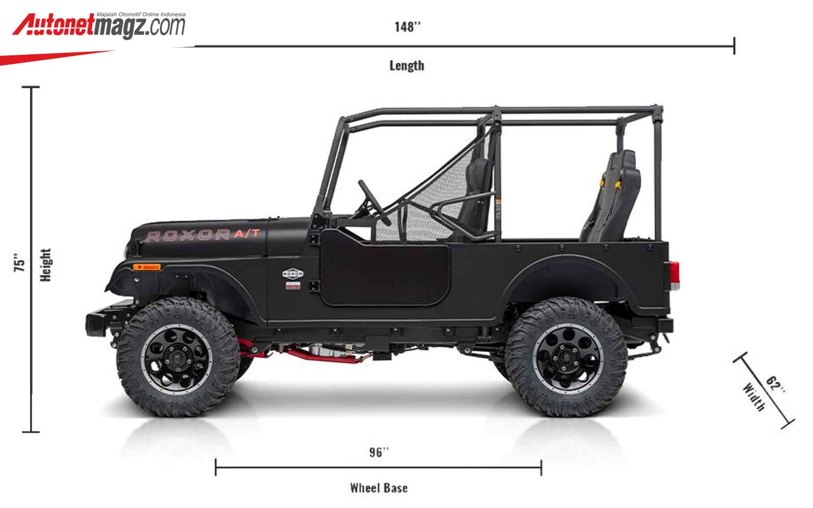 Berita, Mahindra Roxor AT: Mahindra Roxor AT : SUV Ala Jeep Willys Bertransmisi Otomatis