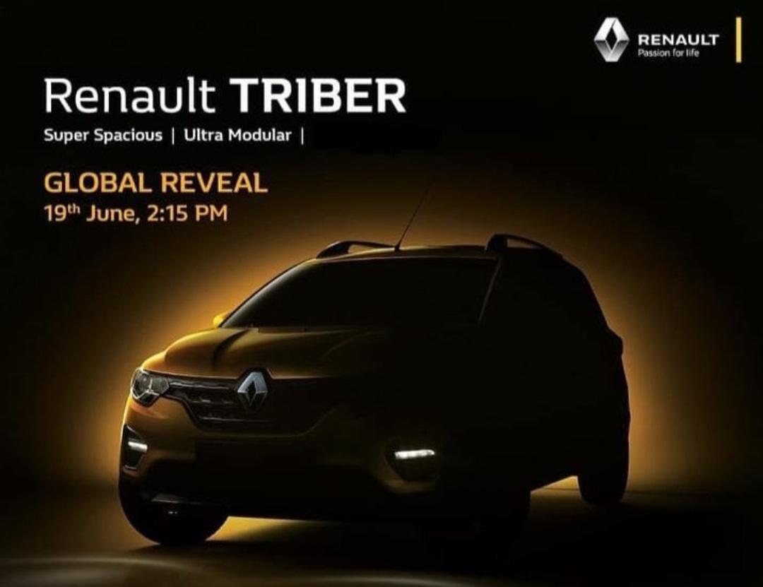 Berita, Renault Triber MPV 2019: Teaser Renault Triber Disebar, Debut Global Besok!