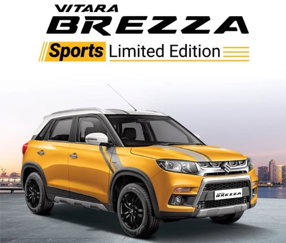 Berita, Suzuki-Vitara-Brezza-Limited-Edition: Suzuki Luncurkan Vitara Brezza Sports Limited Edition di India
