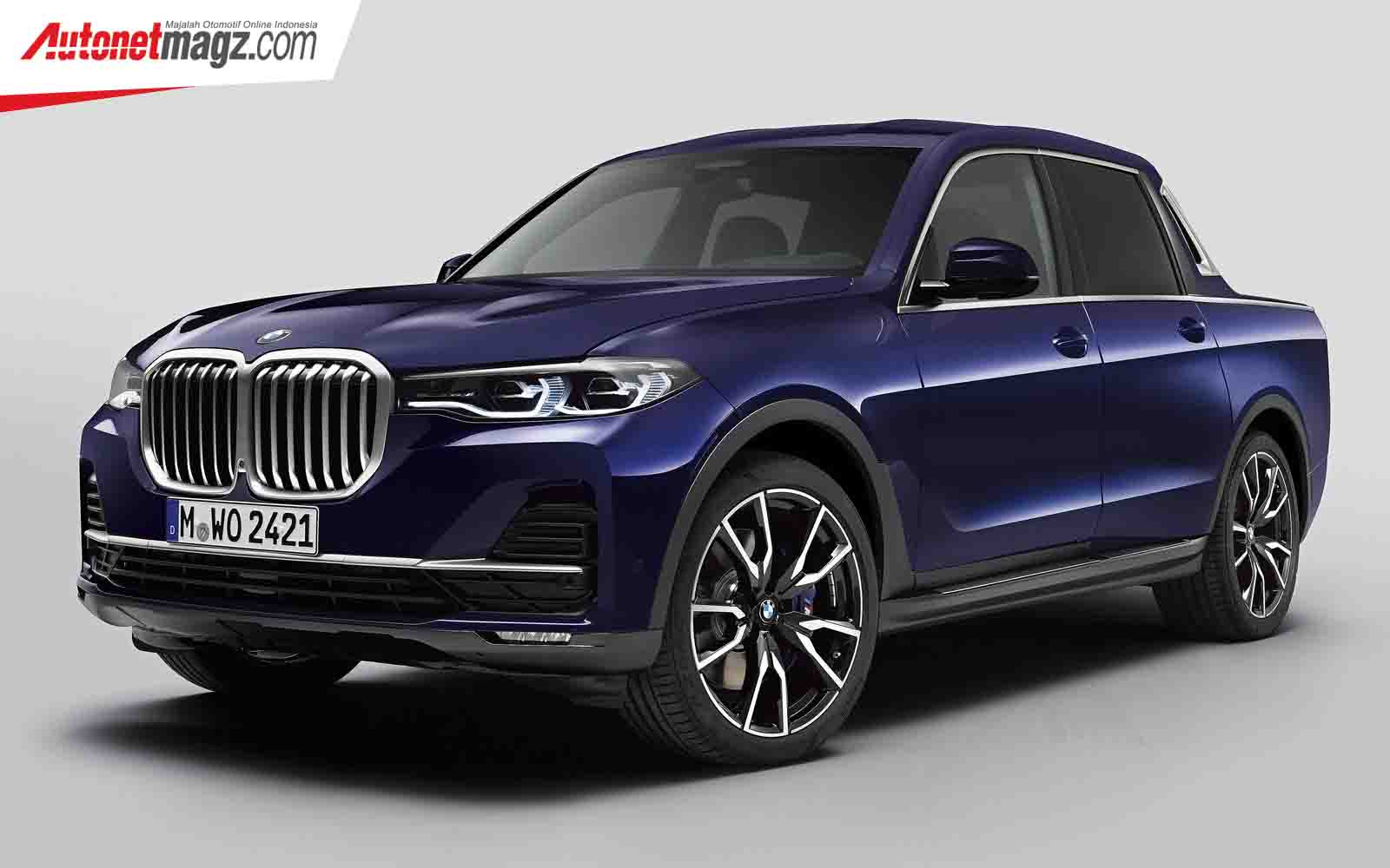 Berita, BMW X7 Pickup Concept: BMW X7 Pick-up Concept : Bisa Bawa Motor Di Bak belakang!