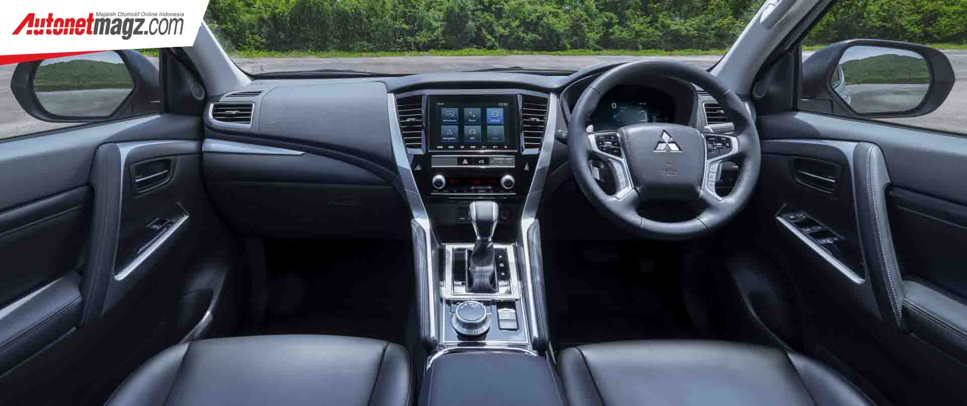 Berita, Interior Mitsubishi Pajero Sport Facelift: Mitsubishi Pajero Sport Facelift 2019 : Muka Baru, Fitur Baru!