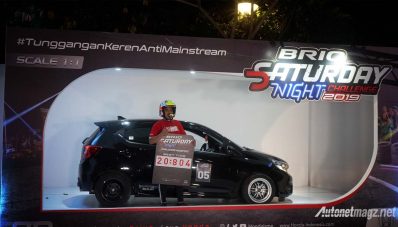 Honda Brio Saturday Night Challenge, Malming Ala Pembalap Slalom! Honda Brio Saturday Night Challenge, Malming Ala Pembalap Slalom!