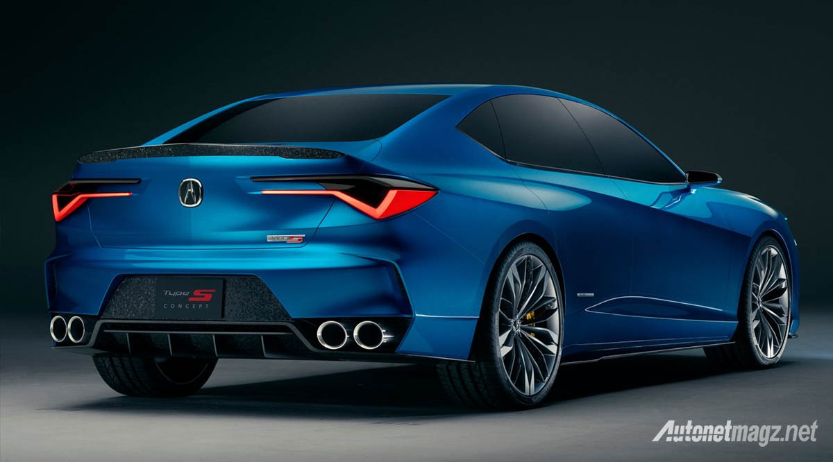 Acura, acura-type-s-concept-rear: Acura Type S Concept 2019 : S Untuk Sporty