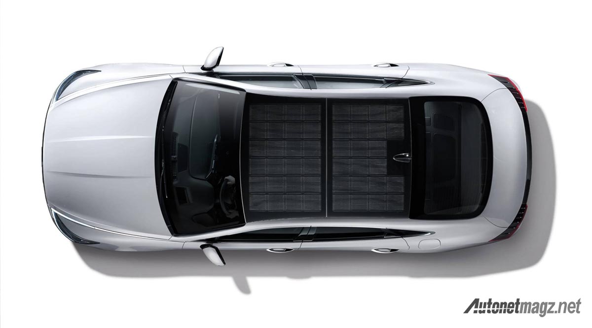 Hi-Tech, atap-panel-surya-hyundai-sonata-hybrid: Anti Mati Listrik : Hyundai Sonata Hybrid Andalkan Atap Panel Surya