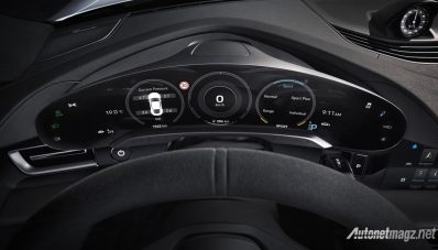 Interior Porsche Taycan, Ramah Lingkungan dan Banyak Layar