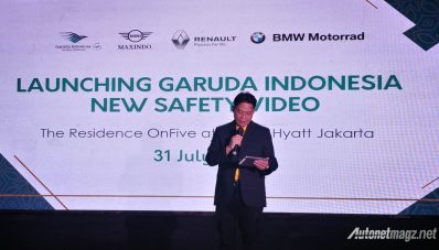 Garuda Indonesia Gandeng Maxindo Kolaborasi Bikin Video Safety