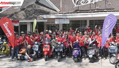 Piaggio Indonesia Gelar Community Ride Vespa LX i-get 125 di Bandung Piaggio Indonesia Gelar Community Ride Vespa LX i-get 125 di Bandung