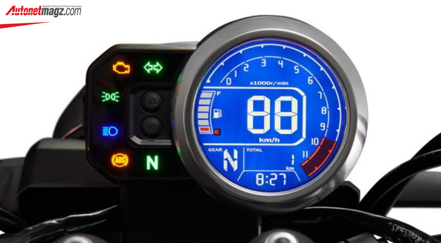 Berita, Speedometer Honda CBF190TR: Honda CBF190TR : Motor Retro Modern Honda di China