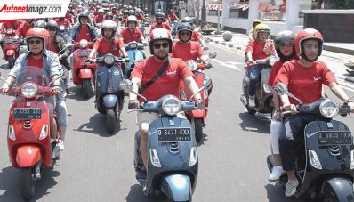 Piaggio Indonesia Gelar Community Ride Vespa LX i-get 125 di Bandung Piaggio Indonesia Gelar Community Ride Vespa LX i-get 125 di Bandung