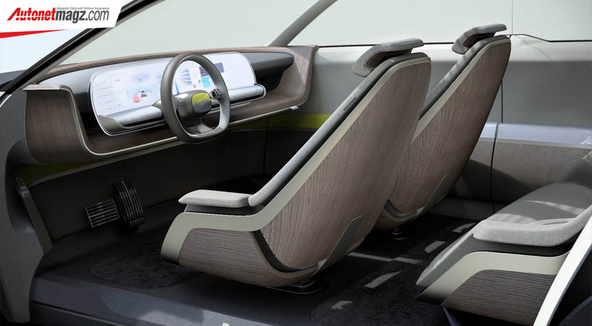 Berita, interior Hyundai 45 EV Concept: Hyundai 45 EV : Mobil Konsep Beraroma Masa Lalu