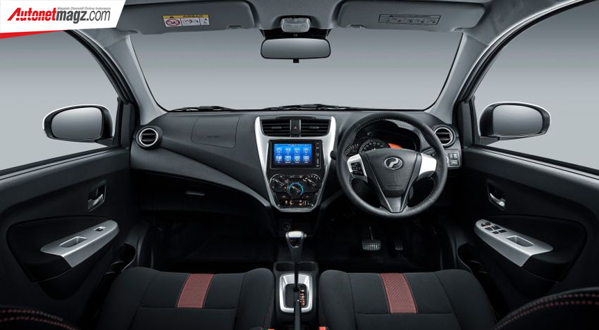Berita, interior Perodua Axia Facelift: Perodua Axia Facelift Dirilis, Fitur Komplit + Ada Varian Crossover!