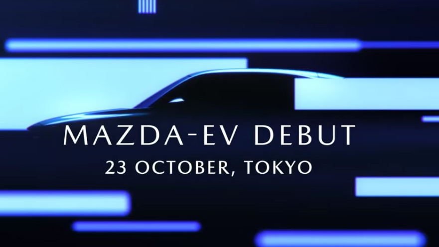Berita, teaser-mobil-listrik-mazda: Bocor, Inikah Mobil Listrik Mazda di Tokyo Motor Show 2019?