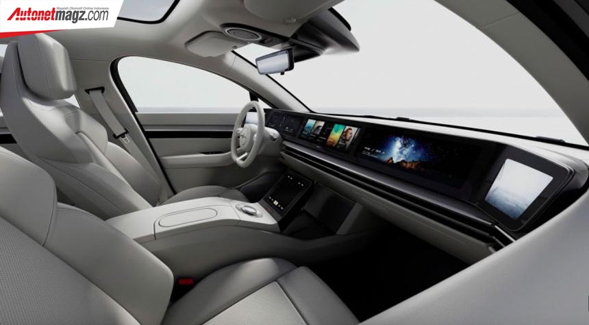 Berita, Interior Sony Vision-S: Sony Pamerkan Mobil di CES 2020, Bakal Siap Level 4 Otonom