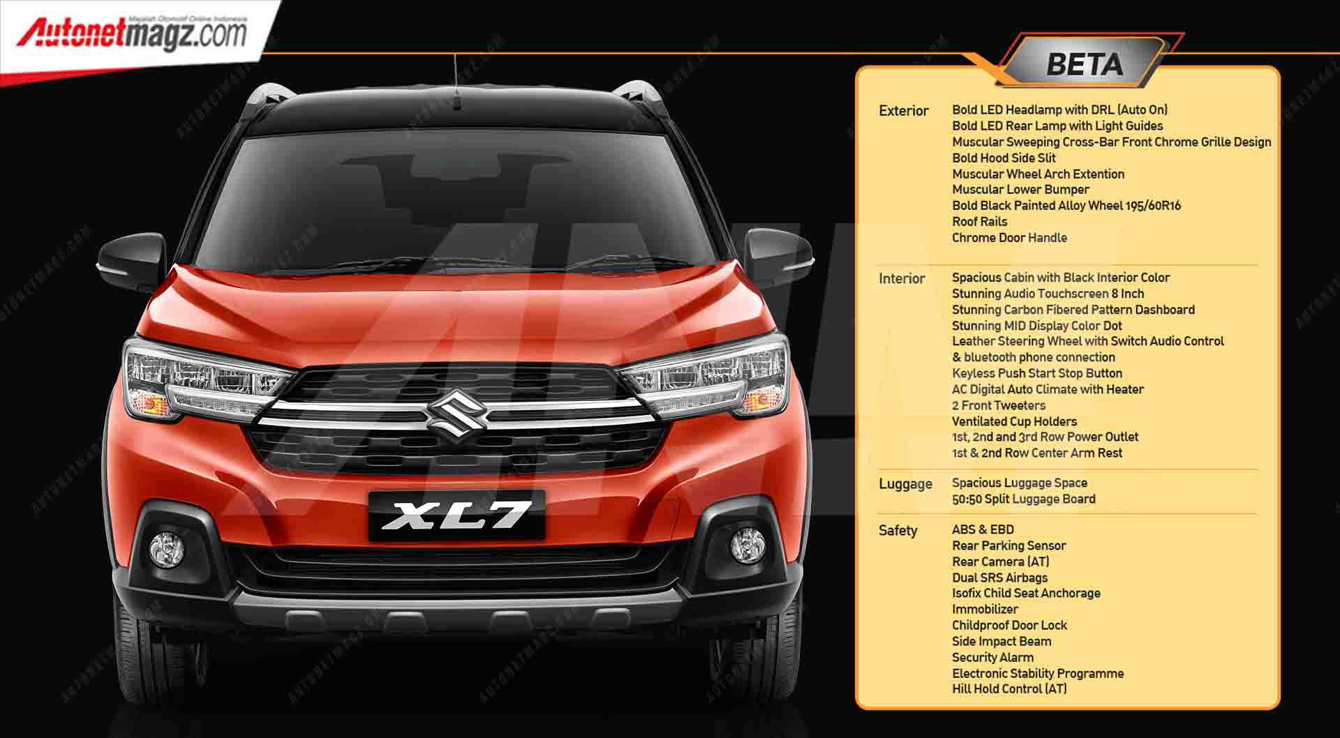 , Suzuki-XL7-Indonesia-Tipe-Beta: Suzuki-XL7-Indonesia-Tipe-Beta