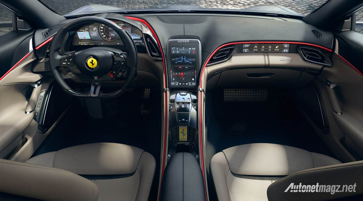 Berita, ferrari-roma-2020-interior: Ferrari : Bikin Supercar Khusus Wanita Itu ‘Keliru’