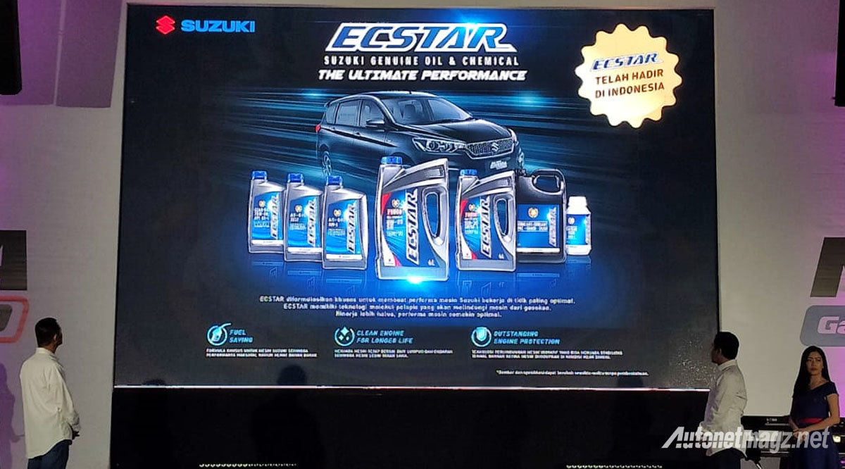 Berita, launching oli suzuki ecstar: Suzuki Indonesia Resmi Perkenalkan Oli ECSTAR