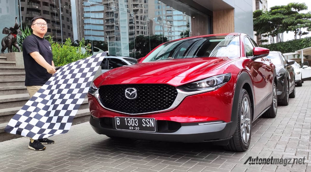 Berita, mazda cx-30 2020: Mazda CX-30 Ikut Jajal Tol Layang Japek