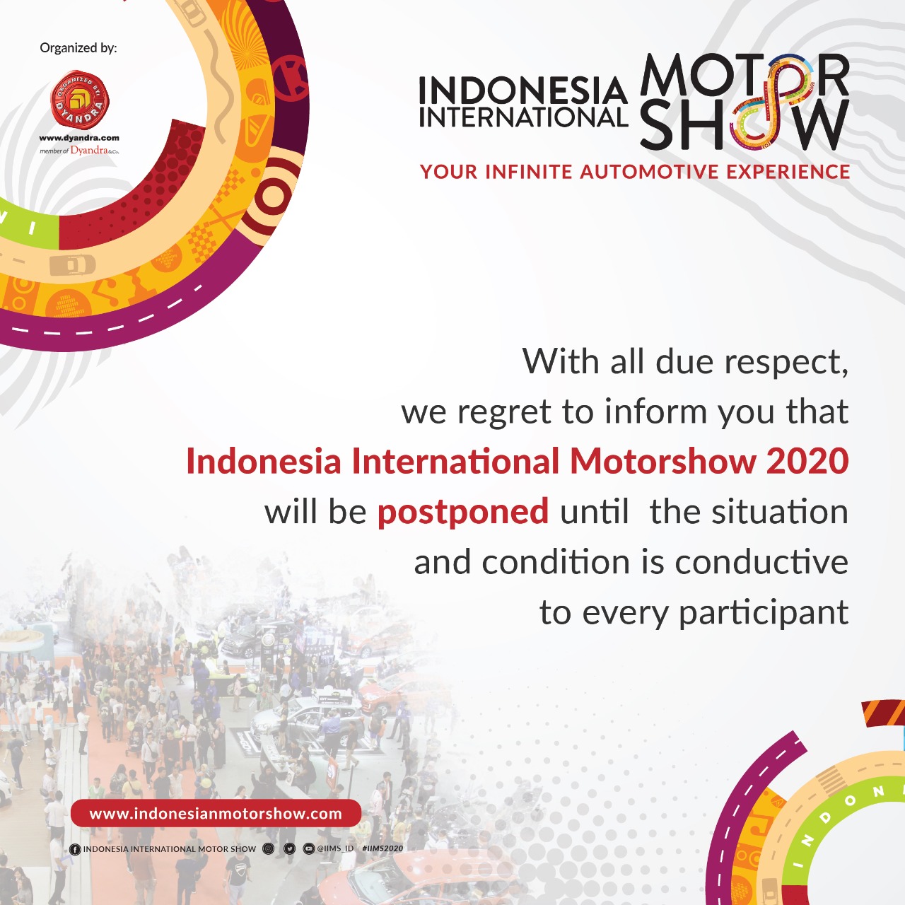 Berita, Indonesia International Motor Show Ditunda: Indonesia International Motor Show 2020 Resmi Ditunda!