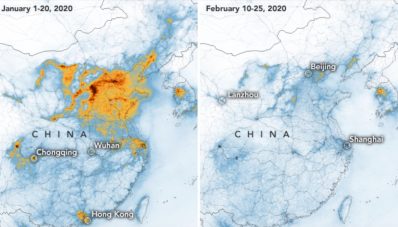 Udara China, Amerika dan Italia Jauh Lebih Bersih Sejak Wabah Corona