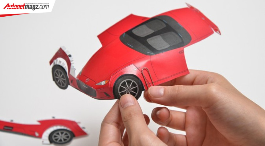 Berita, Tips Papercraft Mazda MX-5: Bosan #DiRumahAja, Mazda Ajak Buat Papercraft Mobil
