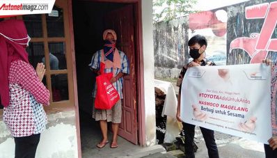 Toyota dan Dealer Seluruh Indonesia Sumbang Kebutuhan Pokok