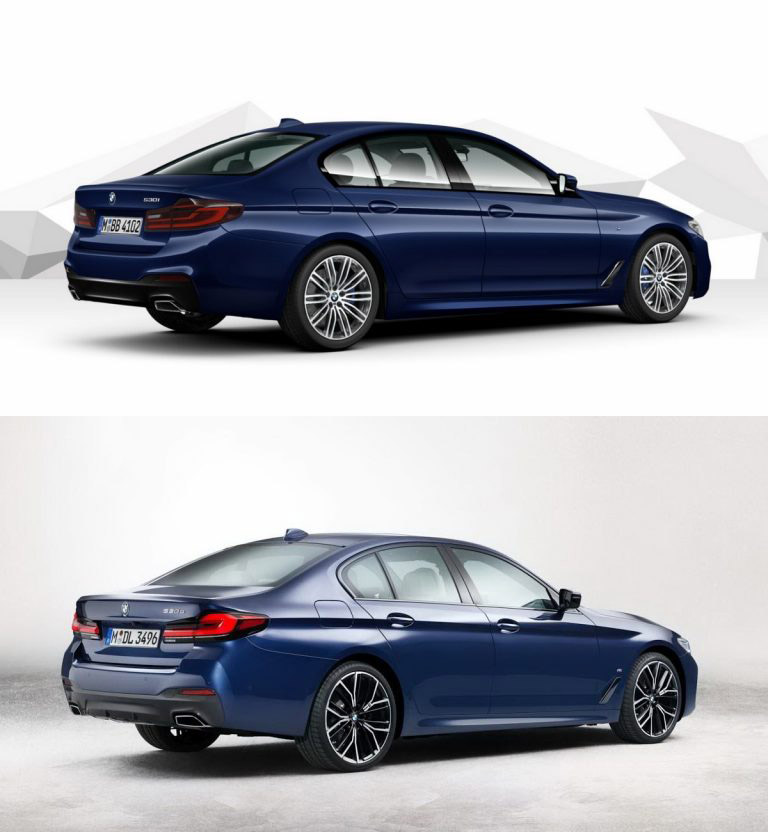 Berita, bmw-5-series-old-vs-new: BMW 5 Series Sudah Mau Facelift, Ini Bocorannya!