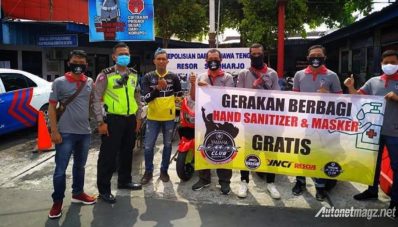 Yamaha Nmax Club Indonesia Bagi Hand Sanitizer Gratis, Dari Aceh Sampai Papua Yamaha Nmax Club Indonesia Bagi Hand Sanitizer Gratis, Dari Aceh Sampai Papua