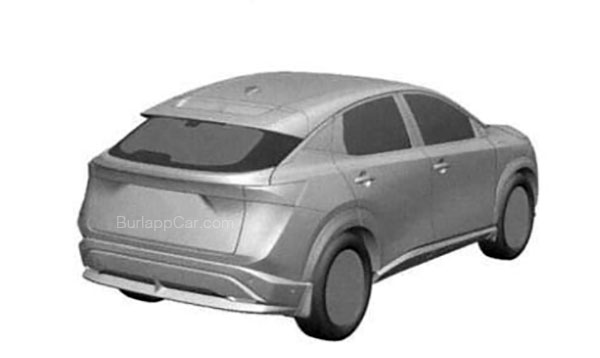 Berita, nissan-ariya-patent-rear: Gambar Paten Nissan Ariya, Siap Tantang Tesla Model Y