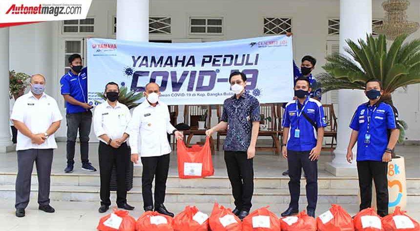 Yamaha Produksi Sendiri Face Shield & Desinfektan di Bangka Belitung Yamaha Produksi Sendiri Face Shield & Desinfektan di Bangka Belitung