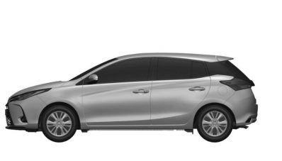 Paten Toyota Yaris Facelift Bocor, Pakai Lampu LED Reflektor Paten Toyota Yaris Facelift Bocor, Pakai Lampu LED Reflektor