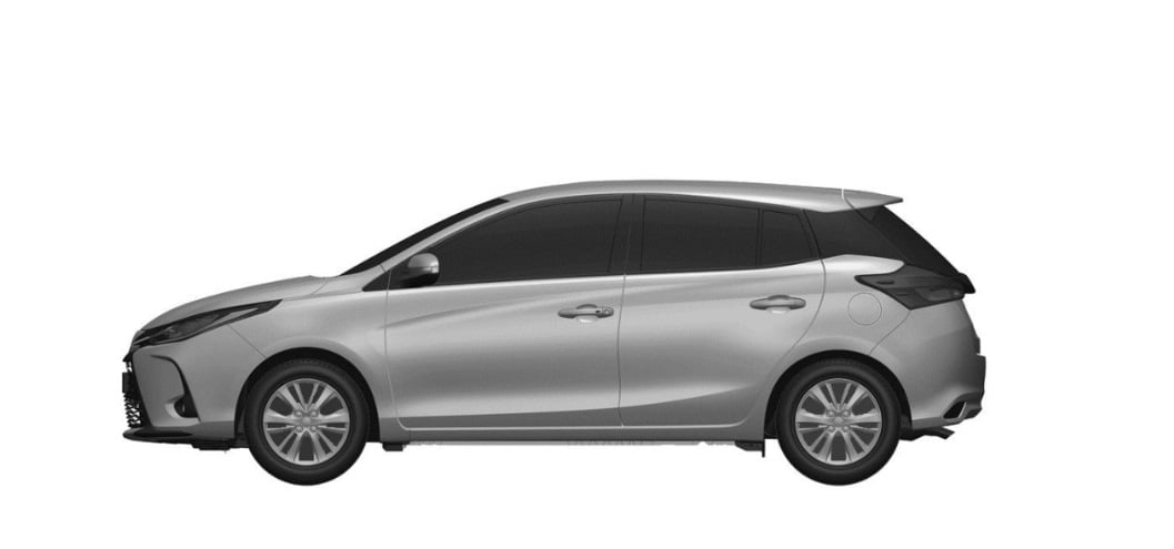 Berita, New-Toyota-Yaris-Facelift-2020: Paten Toyota Yaris Facelift Bocor, Pakai Lampu LED Reflektor
