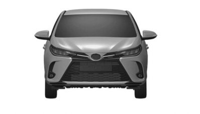 Paten Toyota Yaris Facelift Bocor, Pakai Lampu LED Reflektor Paten Toyota Yaris Facelift Bocor, Pakai Lampu LED Reflektor