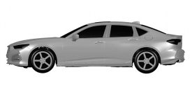 acura tlx 2021 patent top