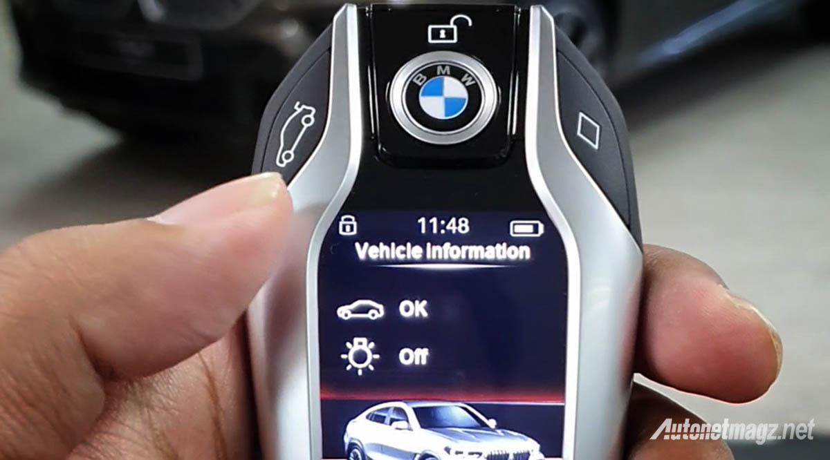 Berita, bmw-x6-2020-bmw-display-key: BMW X6 2020 Resmi Hadir, Gril Bersinar Terang!