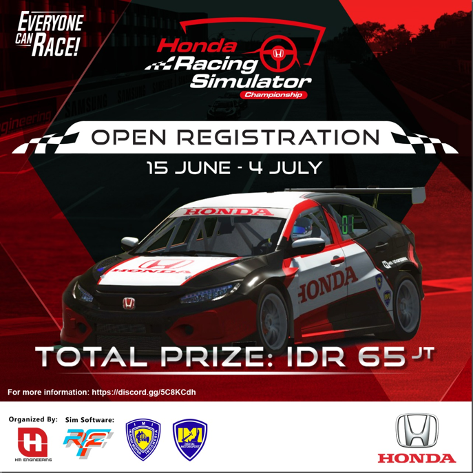 Berita, honda-racing-simulator-championship: Honda Tantang Kamu Balapan dari Rumah, Total Hadiah 65 Juta!