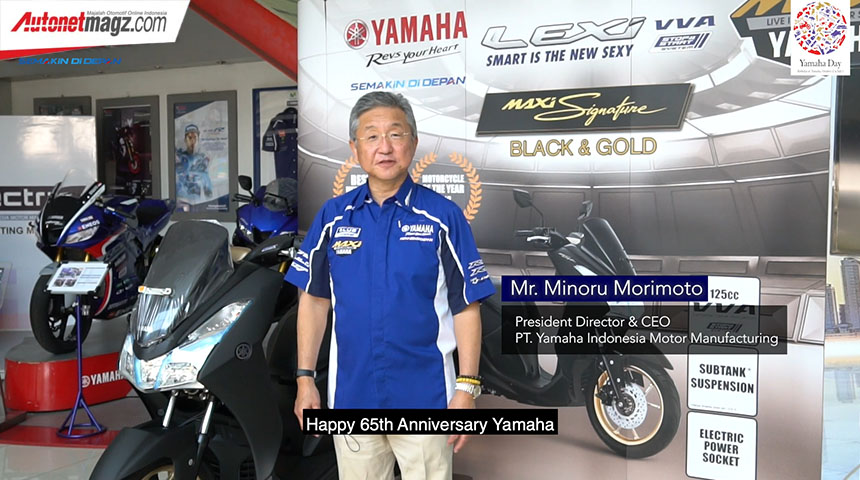 Berita, Minoru-Motimoyo-Yamaha: Filosofi Kando, Semangat Ulang Tahun Yamaha ke 65