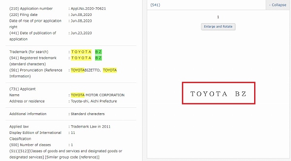 Berita, Toyota-BZ: Toyota Daftarkan Paten Nama ‘BZ’, Mobil Baru Lagi?