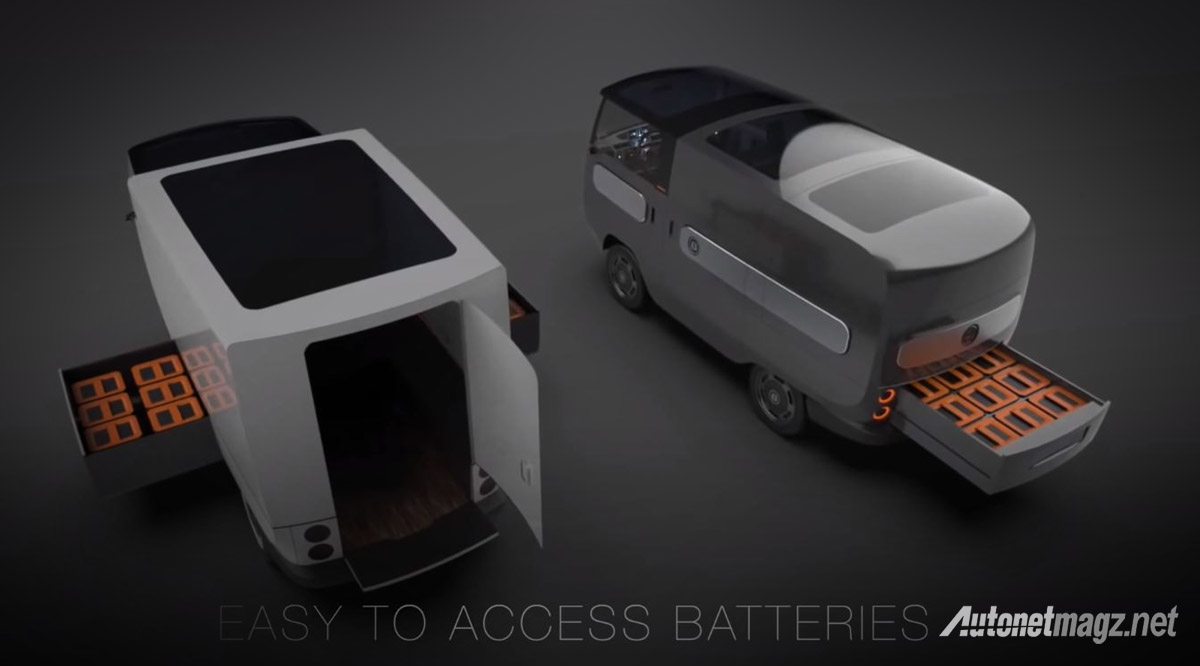 Berita, baterai-mobil-listrik-ebussy: eBussy, Mobil Listrik Imut Bisa Jadi Apa Saja!