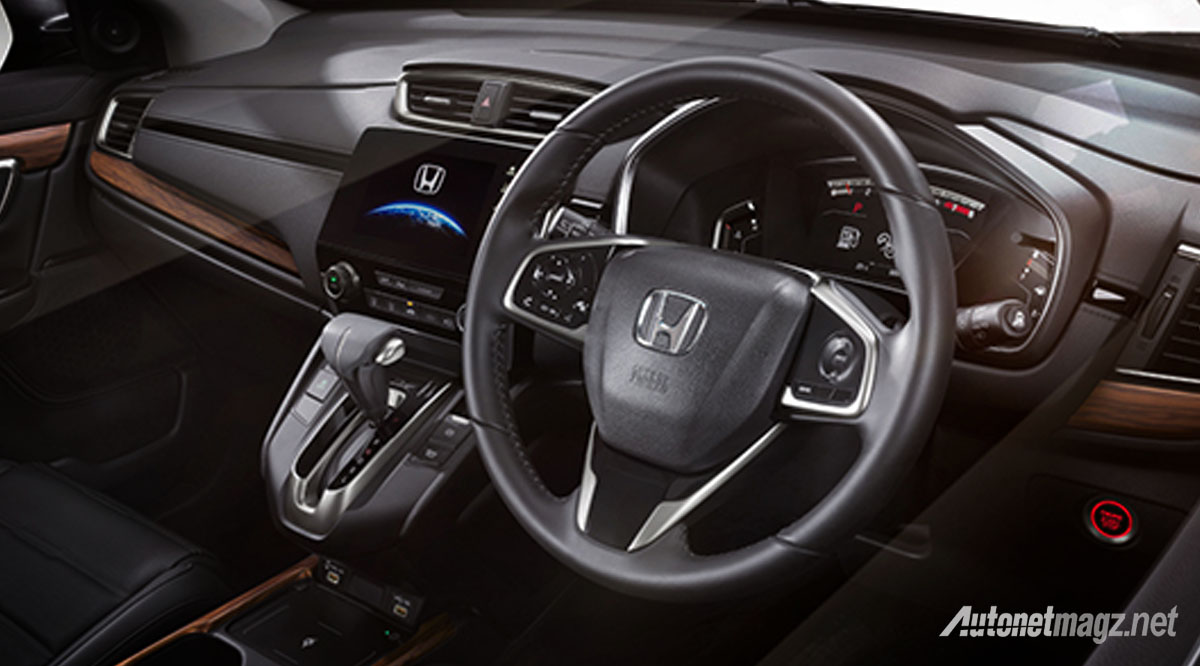 Berita, honda-crv-turbo-facelift-interior: Honda CR-V Turbo Facelift Sapa Thailand, Capai 800 Jutaan!