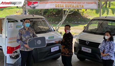 Desa Sukajaya Terima 2 Unit DFSK Super Cab dari Kedubes China Desa Sukajaya Terima 2 Unit DFSK Super Cab dari Kedubes China