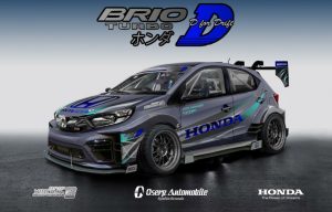 Juara Honda Brio V-Mod #3 Jagokan Konsep Drift