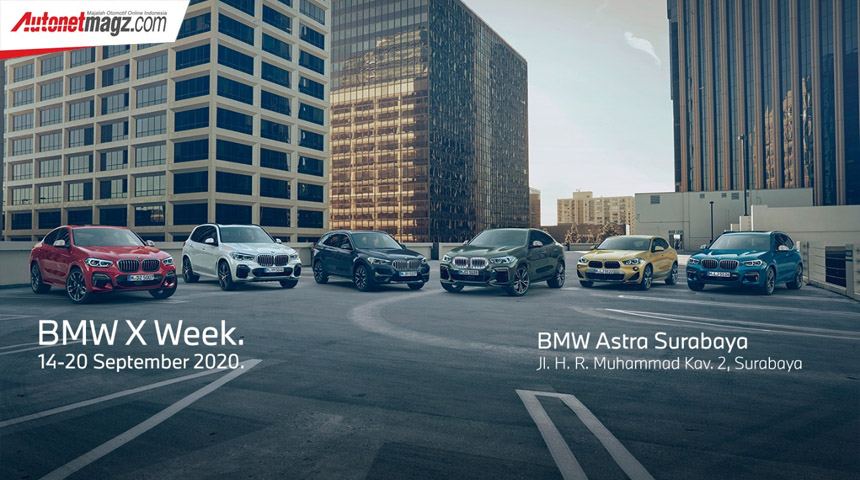 Berita, BMW X Week 2020: BMW X Week Surabaya : Momen Langka Reuni Seluruh Line Up SUV BMW